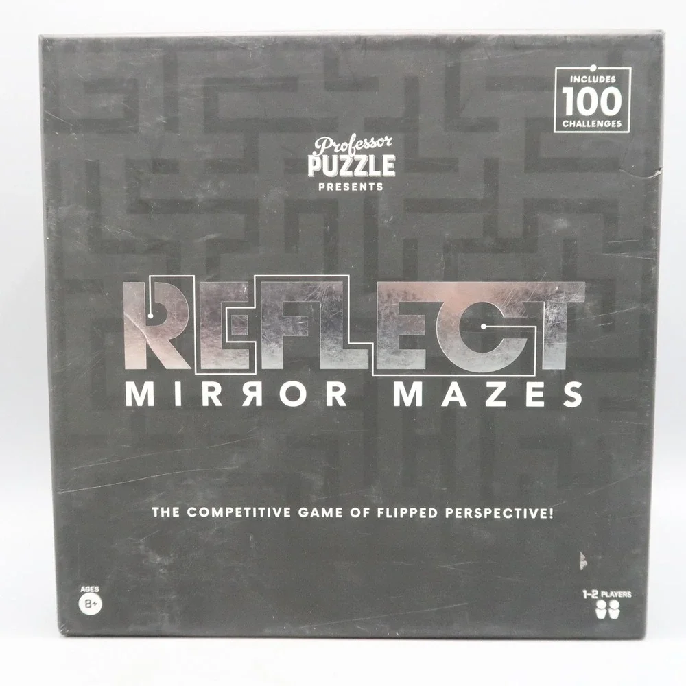 Professor Puzzle Reflect: Mirror Mazes Competitive game Open Box 1-2 Players